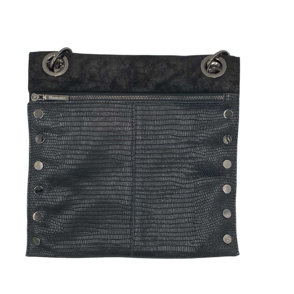 Hammitt Montana Large Reversible Black Leather Crossbody Bag RARE - Picture 3 of 11